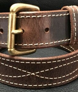 Leather Belt for Men & Women 1.5" Wide Amish Handmade Full Grain Bridle Belt