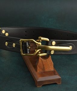 Handmade  Littleton Cavalry Mens Leather Belt Man Outfit Belt