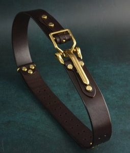Handmade Littleton Cavalry Mens Leather Belt Man Outfit Belt