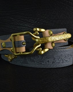 Handmade Littleton Cavalry Leather Belt Mens Street Wear Belts