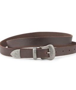 Brown Western Belt for Men and Women, Leather Cowboy Belt, Vintage Buckle Belt, Casual Waist Belt, Unisex Leather Belt, Gift for Him or Her