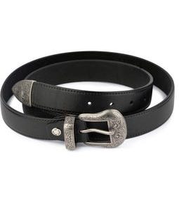 Black Western Belt for Men, Full Grain Leather Cowboy Belt, Vintage Buckle Belt, Casual Dress Belt, Mens Leather Belt, Gift for Him