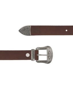 Dark Brown Western Belt for Men, Full Grain Leather Cowboy Belt, Mens 1.5 inch Belt, Vintage Buckle Belt, Mens Leather Belt, Thick Belt